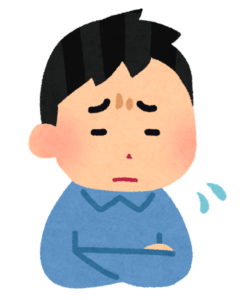 悩んでいる人