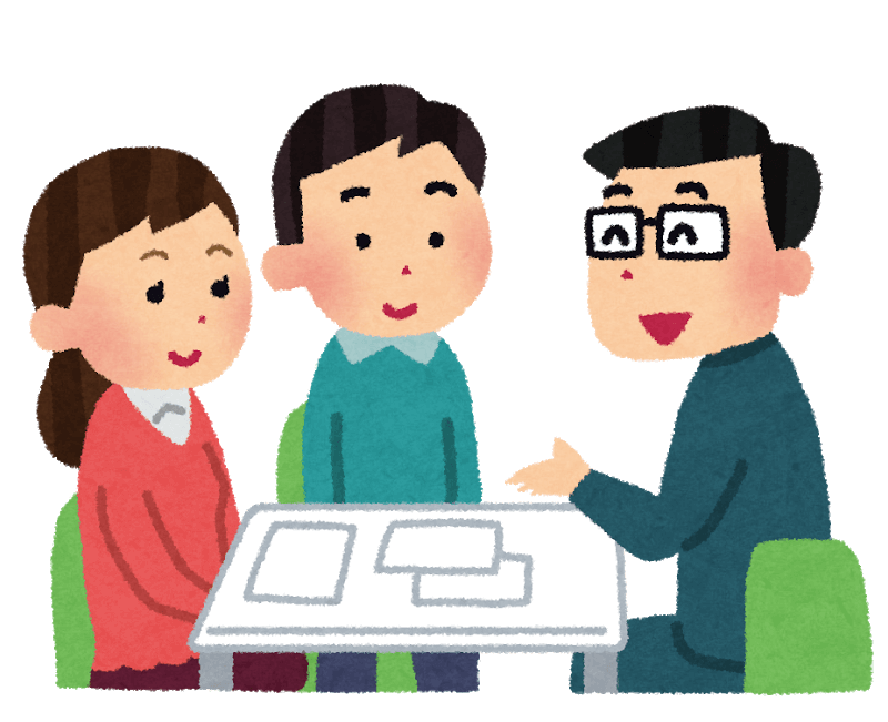 契約している様子