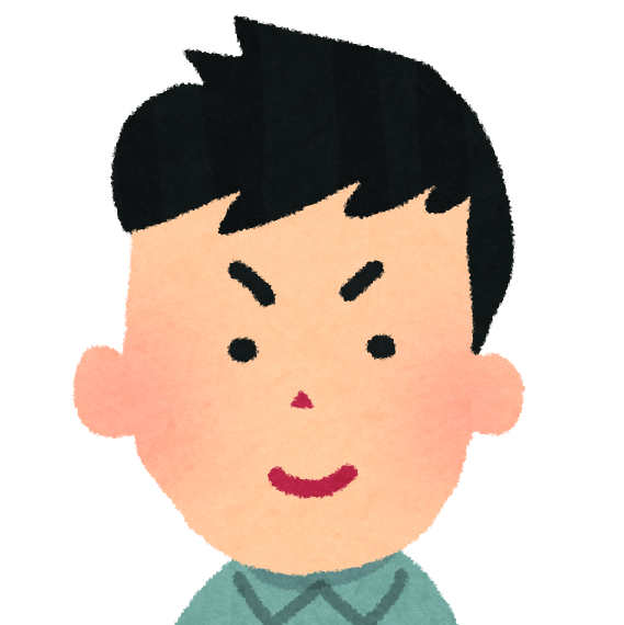男の人の顔